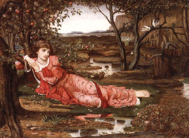John Melhuish Strudwick Song without Words oil painting image